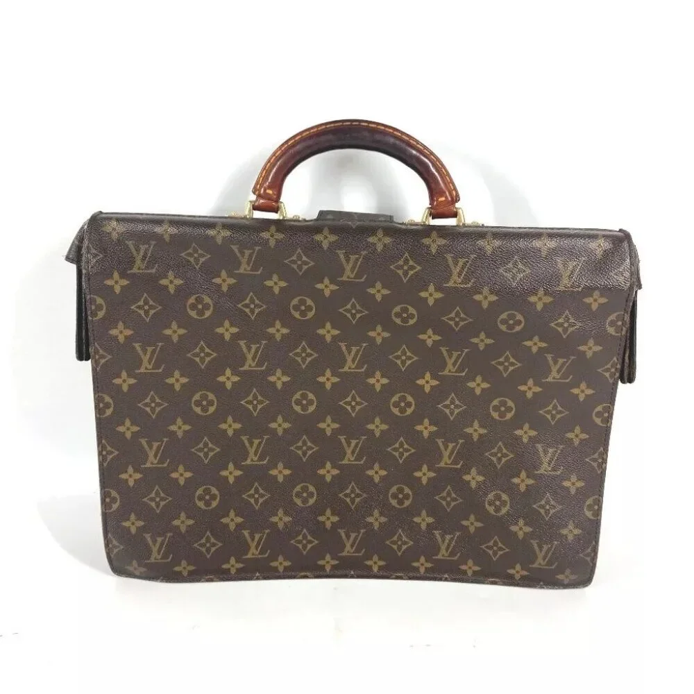 LOUIS VUITTON M53305 Monogram Serviette Fermoir Document bag Business bag